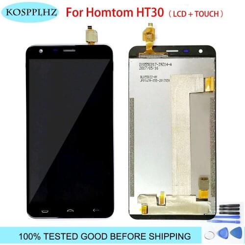 5.5" For Homtom HT30 LCD Screen Display + Touch Panel Digitizer Screen Assembly For Homtom HT30 Pro LCD Display With Free Tools