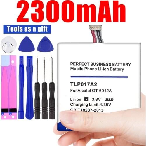 2300mAh TLp017A2 Battery for Alcatel One Touch Idol Mini OT6012 6012A 6012W 6012E 6012D S530T TLp017A1 Battery