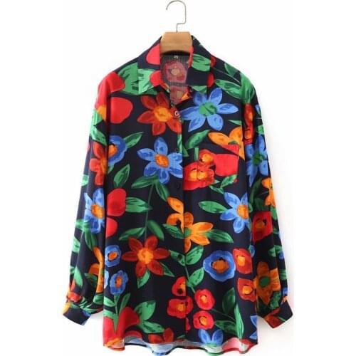 Aliangstory Printed Blouses