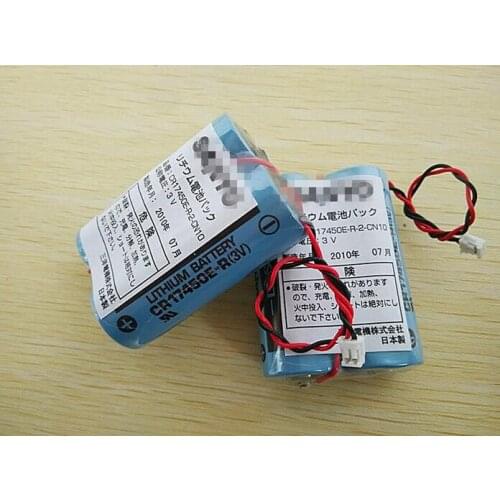 5PCS 3V Industrial Control Lithium Battery CR17450E-R-2-CN10 with plug CR17450 CR17450SE