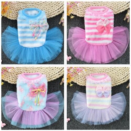 Dog Clothes for Small Dogs Dress Sweety Princess Dress That All Seasons Puppy Lace Princess Apparel Chihuahua Dog