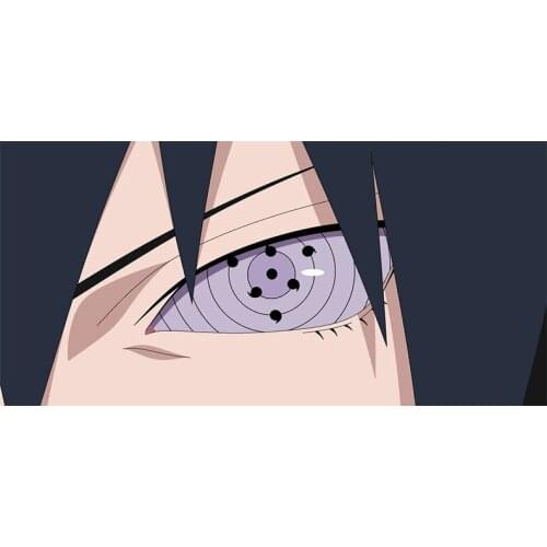 Car Styling Vinyl Stickers for Ninja Sasuke Rinnegan Anime Eyes Graphics Motor Bikes Electric Computer Case Decal Waterproof