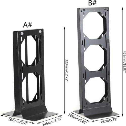 External Water Cooling Dock Bracket for ITX Computer Case Laptop Cooler Radiator 37MC