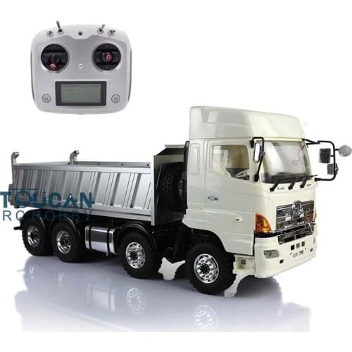 1/14 LESU HN 700 8*8 Hydraulic Dumper Tipper Truck Model ESC Radio Remote Control Car THZH0193-SMT5