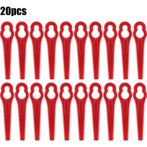 20pcs Replacement Blades (red) For Einhell Cordless Grass Trimmer GE-CT 18