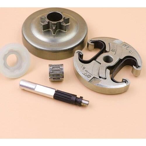 .325" Pitch 7 Tooth Clutch Sprocket Drum Bearing Assembly For Husqvarna 340 345 350 445 450 Oil Pump Worm Gear Chainsaw