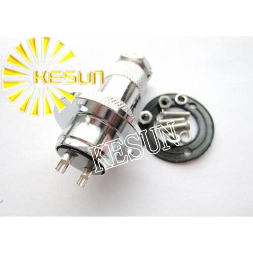 FreeShipping 5pair GX20-2 GX20 2Pin With Flange Male & Female 20mm Wire Panel Connector DF20 M20 circular connector Socket Plug