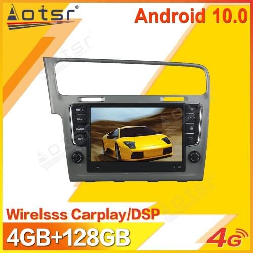 Android Car Multimedia Stereo Player For Volkswagen VW Golf 7 2013 2014-2018 Tape Radio Recorder Video GPS Navi Head Unit 2 Din