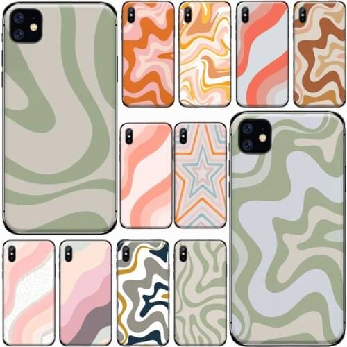 Liquid Swirl Abstract Texture Phone Case for iPhone 11 12 mini pro XS MAX 8 7 6 6S Plus X 5S SE 2020 XR Luxury brand shell funda