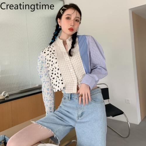 Женские летние рубашки CREATINGTIME China At AliExpress