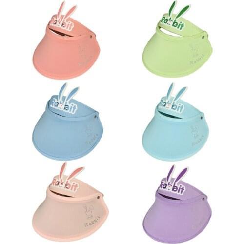 Children Sunhat Visor With Wide Edge for Boys & Girls Unisex Flexible to Different Head Circumference Sunshine Isolation
