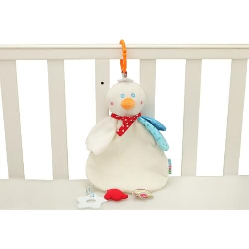 Baby Animal Duck Rabbit Appease Towel Toddler Baby Cute Soothing Towel Kid Bed Plush Hanging Toys Towels