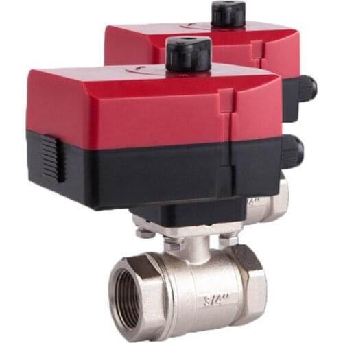 DN15 DN20 electric valve actuators solenoid valve 24v water electric valve