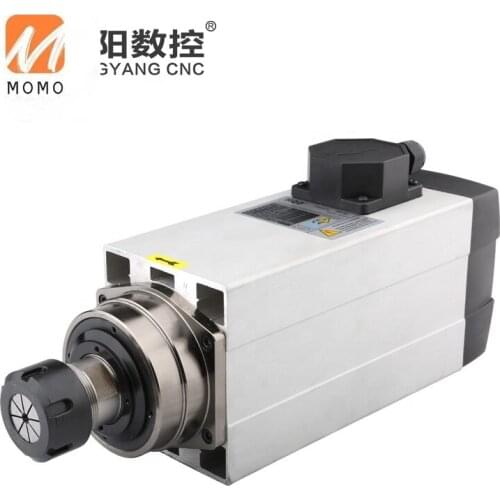 HYCNC HQD 6KW air cooled spindle motor high speed 18000RPM cheap air cooling GDF60-18Z-6 drilling milling CNC lathe spindle