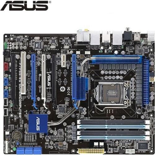 ASUS P7P55 WS Supercomputer Motherboard LGA 1156 DDR3 16GB For Intel P55 Desktop Mainboard Systemboard PCI-E X16 Used AMI BIOS