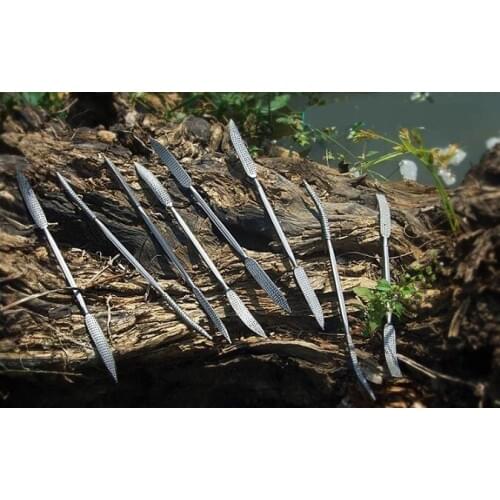 Professional woodworking special-shaped assorted file set Hardwood file Wood Carving Grinding Tool 8pcs in one set