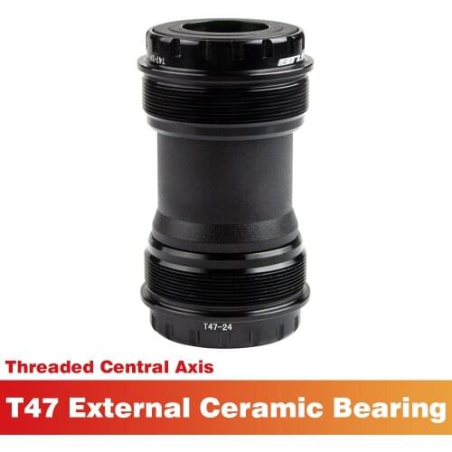 Bicycle Bottom Brackets Road and Mountain Bikes Cranksets Shell 47mm T47-24 for Shimano SRAM GXP Rotor Axis 24mm Parts