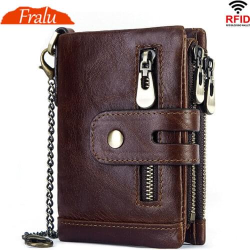 2021 new mens wallet fashion anti-theft brush wallet fold multi-card position mens leather wallet Cow wallet for men luxury