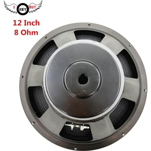 New 12 Inch Full Frequency Bass Speaker 8 Ohm Screw Thread Paper Cone Cloth Edge Woofer for Car Home Theater Stage