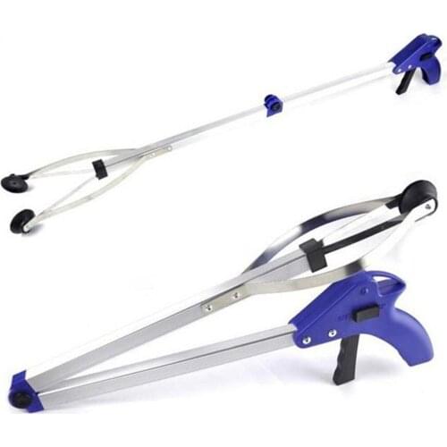 New Home Foldable Helper Grabber Long Arm Trash Pick Up Hand Gripper Cleaning Tool Universal Clip