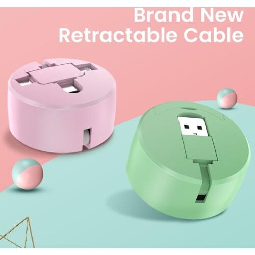 Portable 4in1 Retractable USB Type C Micro USB charge Cable for iPhone 12 11 Pro with phone stand 3in1 2in1 Charger Data Cable