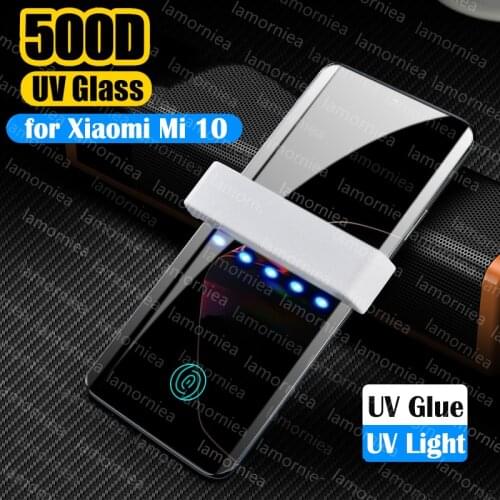 Boeyink for xiaomi mi 10 uv liquid glue glass film for mi 10 cc9 note 10 pro huawei p30 pro UV Full glue Tempered Glass films