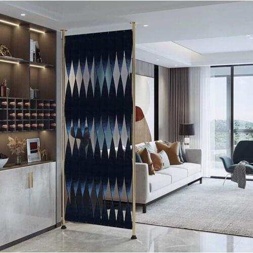 Light Luxury Modern Felt Partition, Simple And Creative Living Room Decoration, Stainless Steel Screen SUS 304