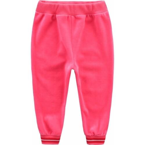 Baby Velour Long pants Newborn Elastic Waist Trousers Boys and Girls Clothing 2018 Casual Clothes