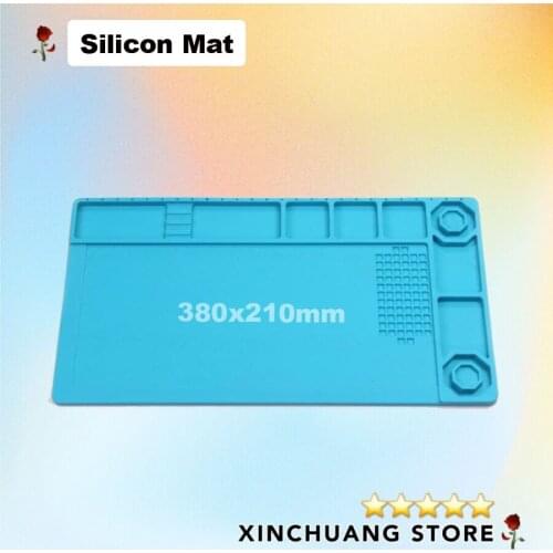 High Temperature Resistant Silicone Soldering Work Pad for mobile phone/PCB/BGA repair