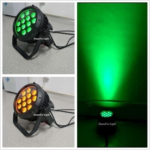 12 unites waterproof dmx led uplights rgbwa uv led wall wash stage par led ip led uplighting 12x18w
