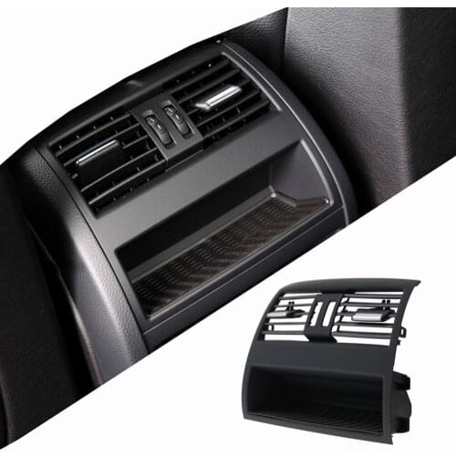Accessories Grille Outlet Fresh Replacement Car ABS Rear Center Air Vent Cover Frame Protective Console For 5 Series