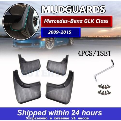 Splash Guards Mud Flap Set Styled Car Mud Flaps For Mercedes-Benz GLK Class 2009 2010 2011 2012 2013 2014 2015