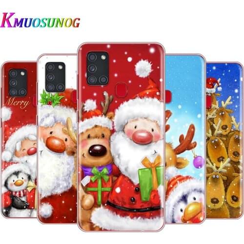 Merry Christmas Snow for Samsung S20 FE Ultra Plus A91 A81 A71 A51 A41 A31 A21 A11 A12 A72 A52 A42 A32 A12 Phone Case