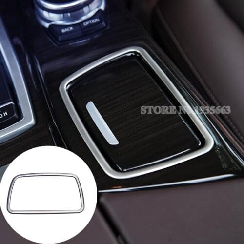 For BMW 5 Series F10 F11 Interior Console Ashtray Frame Cover Trim 2011-2016 1pcs Car Accessories Interior Car Decor Car Trim