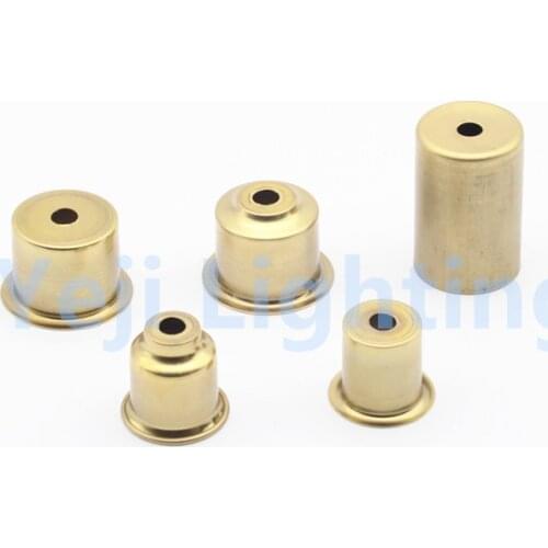 E14 E27 Pure brass metal lamp cup Copper lamp holder Lampshade modified table lamp Chandelier lights lighting accessories DIY