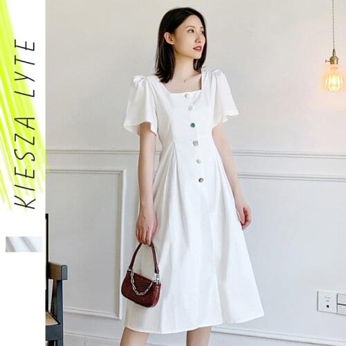 Kiesza Lyte Summer Dresses With Buttons