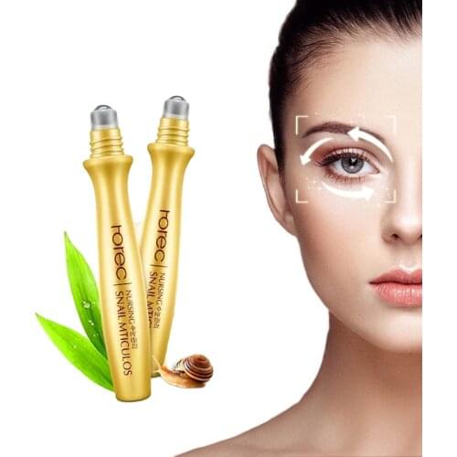 Massage Eye Cream Peptide Collagen Serum Anti Wrinkle Aging Lightening Dark circles Eye Care Essence Against Puffiness Cosmetics