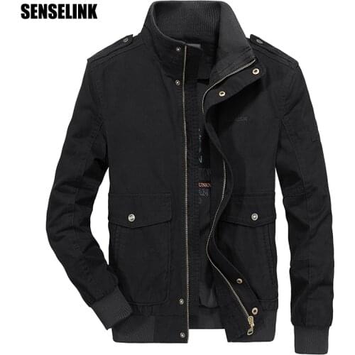 Mens Military Jacket Bomber Male MA1 Pilot 100% Pure Cotton Jacket 2020 Army Autumn Winter Warm Brand Casual Slim Clothing 3XL