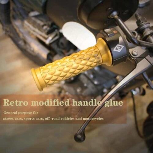 Wholesale motorcycle grip TPU retro grip cover motorcycle grip suitable for Honda Kawasaki Yamaha Suzuki