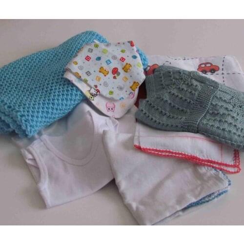 Pafuli Newborn Boy Luxury Gift Set Green