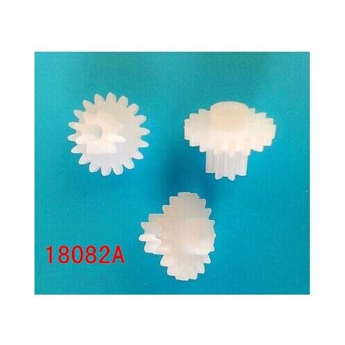 Plastic gear mold 0.5 small superposed tooth double gear motor straight tooth gear reducer 18082A DIY model toy car accessories