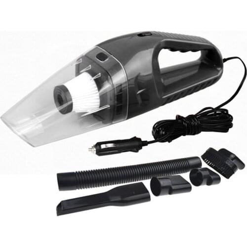 Portable 120W 12V Car Vacuum Cleaner Handheld Mini Vacuum Cleaner Super Suction 5m Cable Wet And Dry Dual Use