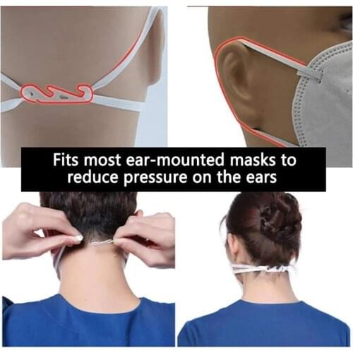 Adjustable Anti-slip Silicone Mask Ear Grips salvaorejas Mascarillas Extension Hook Masks Face mask Buckle Holder