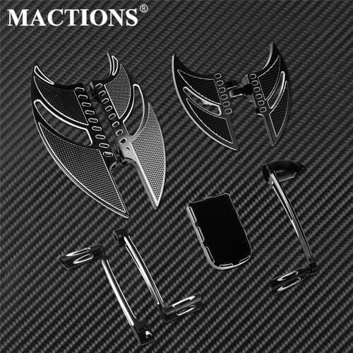 Motorcycle Shift Lever Brake Arm+Front&Rear Floorboards Pedal For Harley Touring Electra Glide Road Glide Road King Street Glide