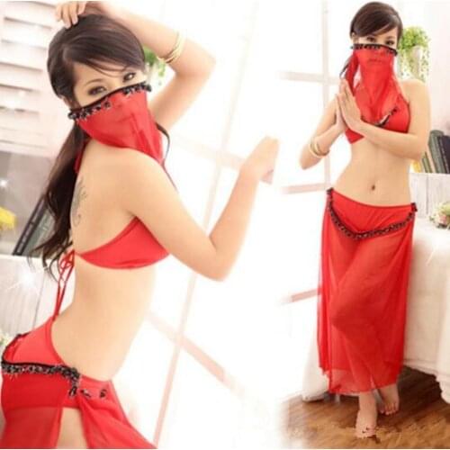 Sexy Lingerie mask Women Party Dress Backless Casual Nightwear Sexy Underwear India Belly Dance Dress