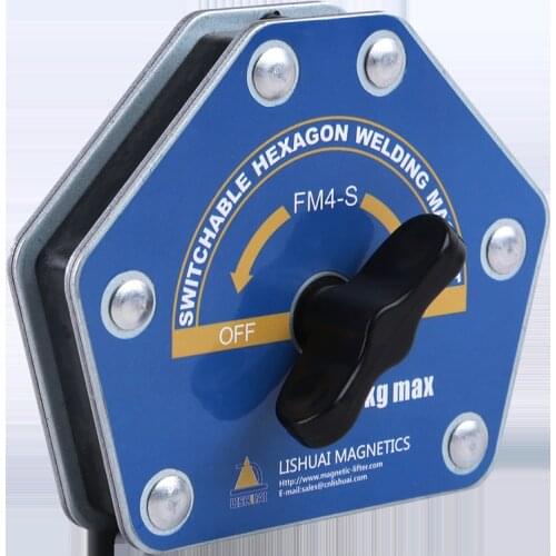 1 Pcs Welding Holder Magnetic Multi-Angle Solder Arrow Strong Magnet Weld Fixer Positioner Auxiliary Locator Tool FM4-S 15KG