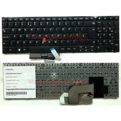 100% BRAND NEW ORIGINAL Laptop Keyboard For IBM Lenovo Thinkpad Edge E520 E525 UK Layout Keyboard Free shipping