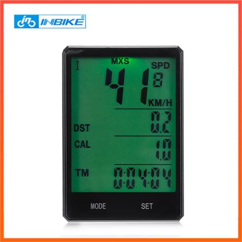 INBIKE CX - 9 2.8 Inch Wireless Bicycle Computer Speedometer Multiple-function Waterproof LCD Display Computer Odometer