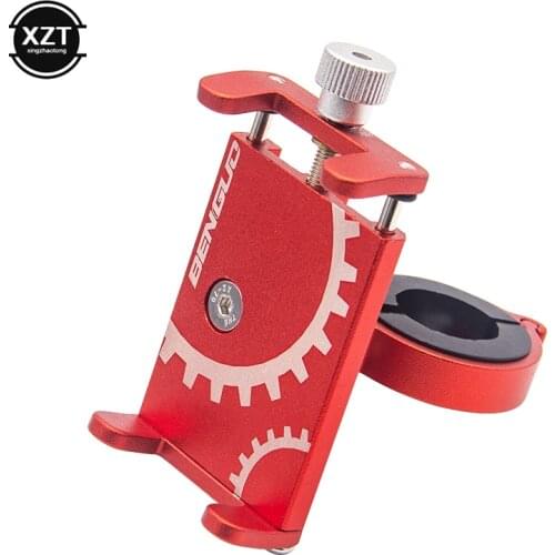 2019 New Aluminium Alloy Bike Phone Holder Bike Handlebar Clip Stand GPS Mount Bracket Dropshipping
