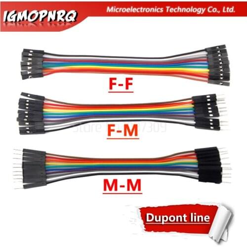 Dupont Line 120pcs 10cm Male to Male + Female to Male and Female to Female Wire Dupont Cable for DIY KIT
